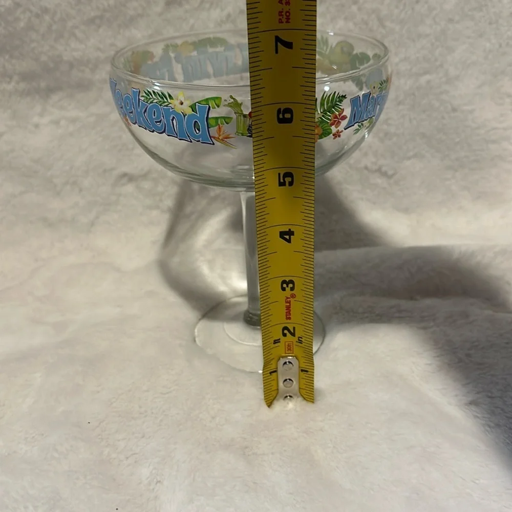 Margaritaville Margarita Glass Livin’ for the weekend